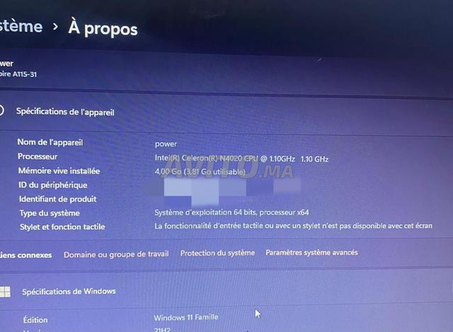 للبيع كمبيوتر محمول أيسر أسباير 1 - 2