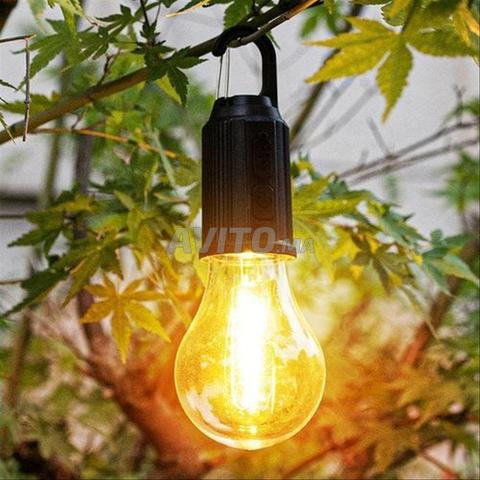 Lampe LED Rechargeable Portable avec Crochet