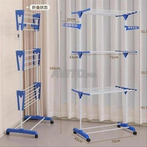Étendoir à Linge Pliable 3 Niveaux - 2