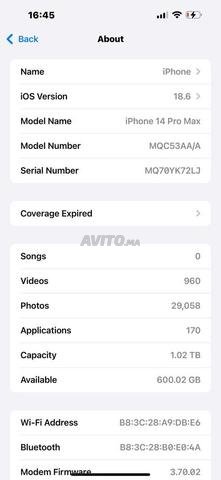iPhone 14 Pro Max - Violet - 1TB - 2
