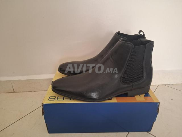 Bottines Chelsea noires homme 43 très bon état - 2