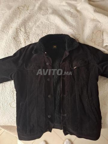 Veste Lee velours noir doublée mouton taille M