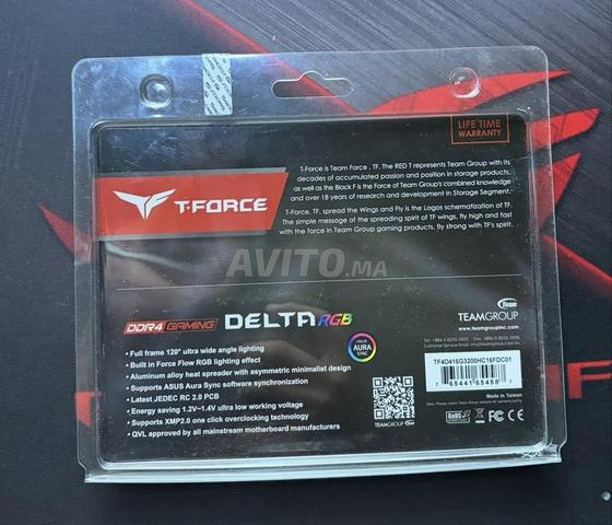 RAM blanche DDR4 3200 mhz tforce delta rgb - 2