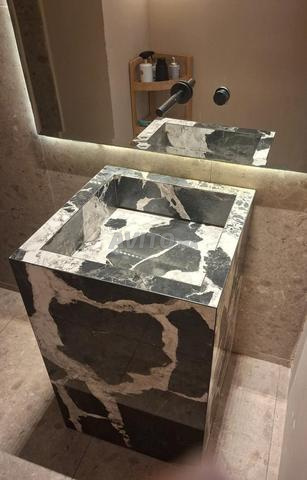 Meuble lavabo salle de bain en céramique - 2