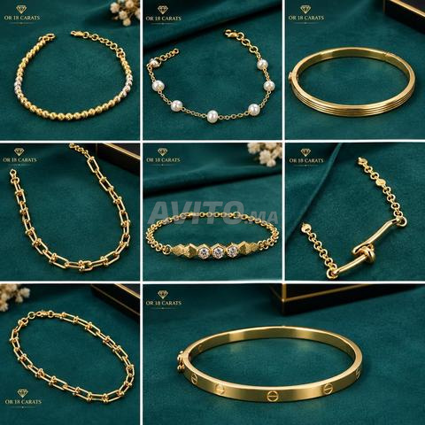 Bijoux en or 18 carats neuf