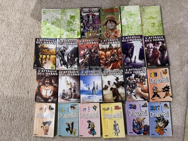 VENTE XXL DE MANGAS. 60dhs la pièce