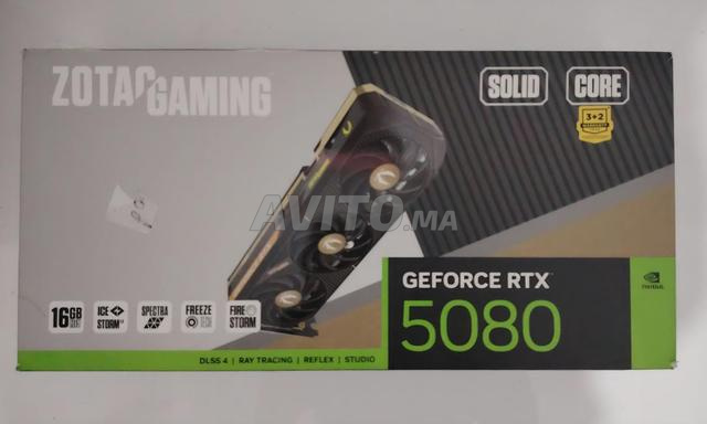 بطاقة الرسوميات NVIDIA GeForce RTX 5080 ZOTAC GAMING SOLID CORE 16 جيجابايت