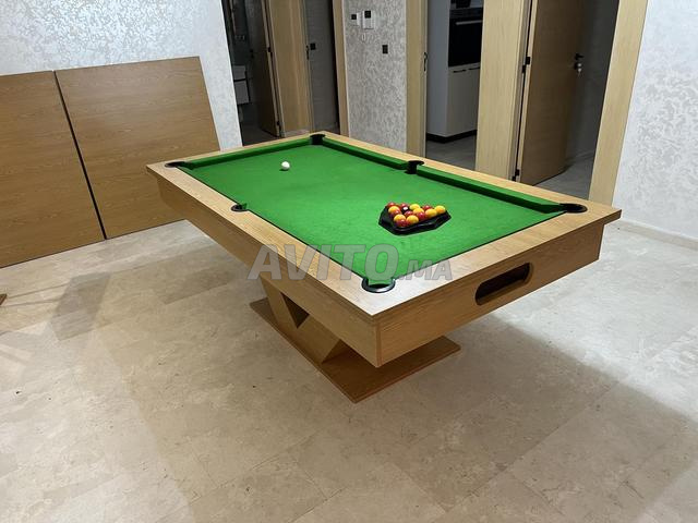 Billard convertible en table à manger