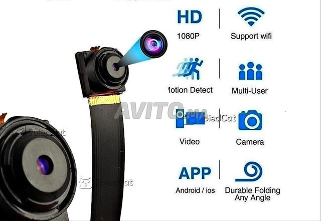 Mini Caméra Espion IP-WIFI 4K ULTRA HD d5S