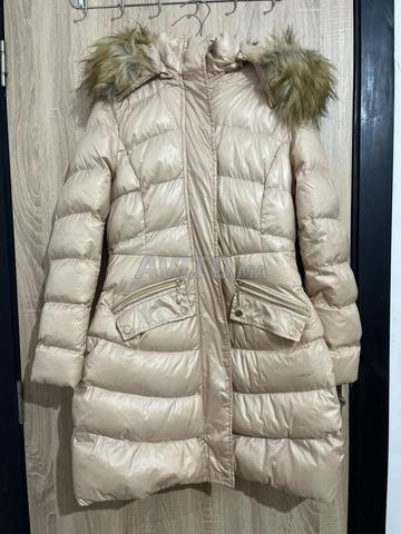 Veste beige fourrure taille L neuve