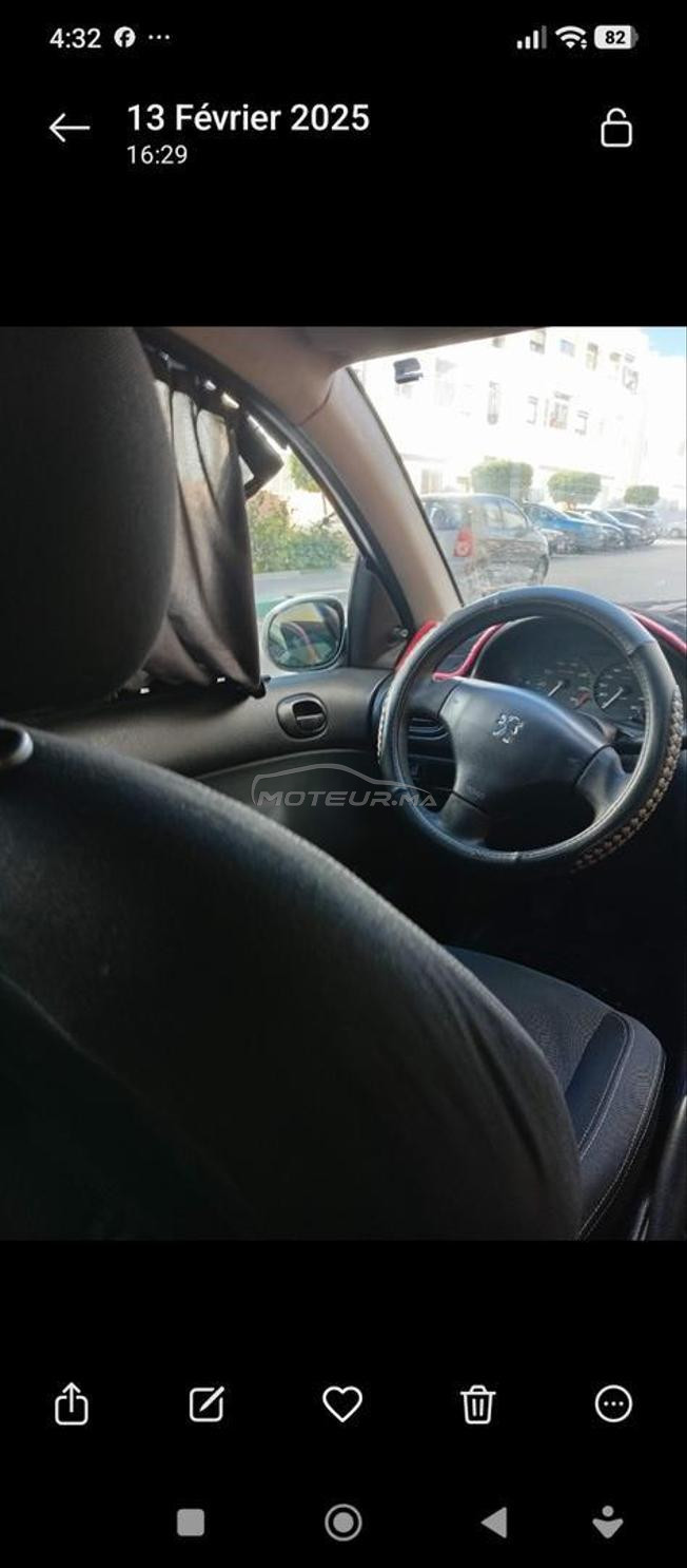 Peugeot 206 modèle 2008 essence a 55000 DH  