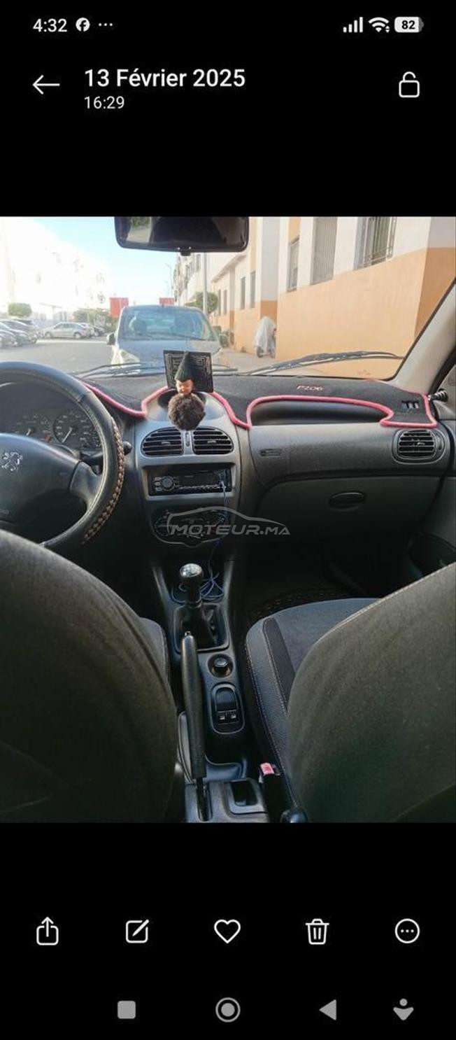 Peugeot 206 modèle 2008 essence a 55000 DH  