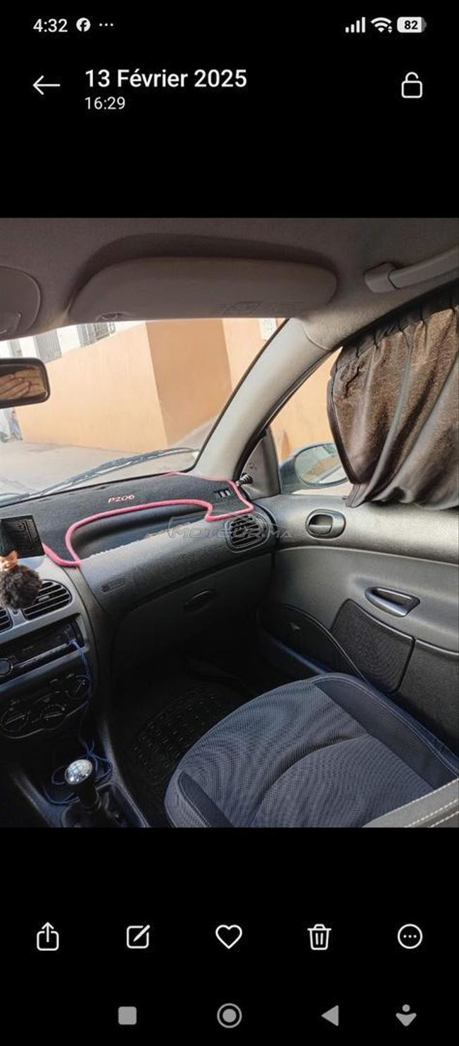 Peugeot 206 modèle 2008 essence a 55000 DH  