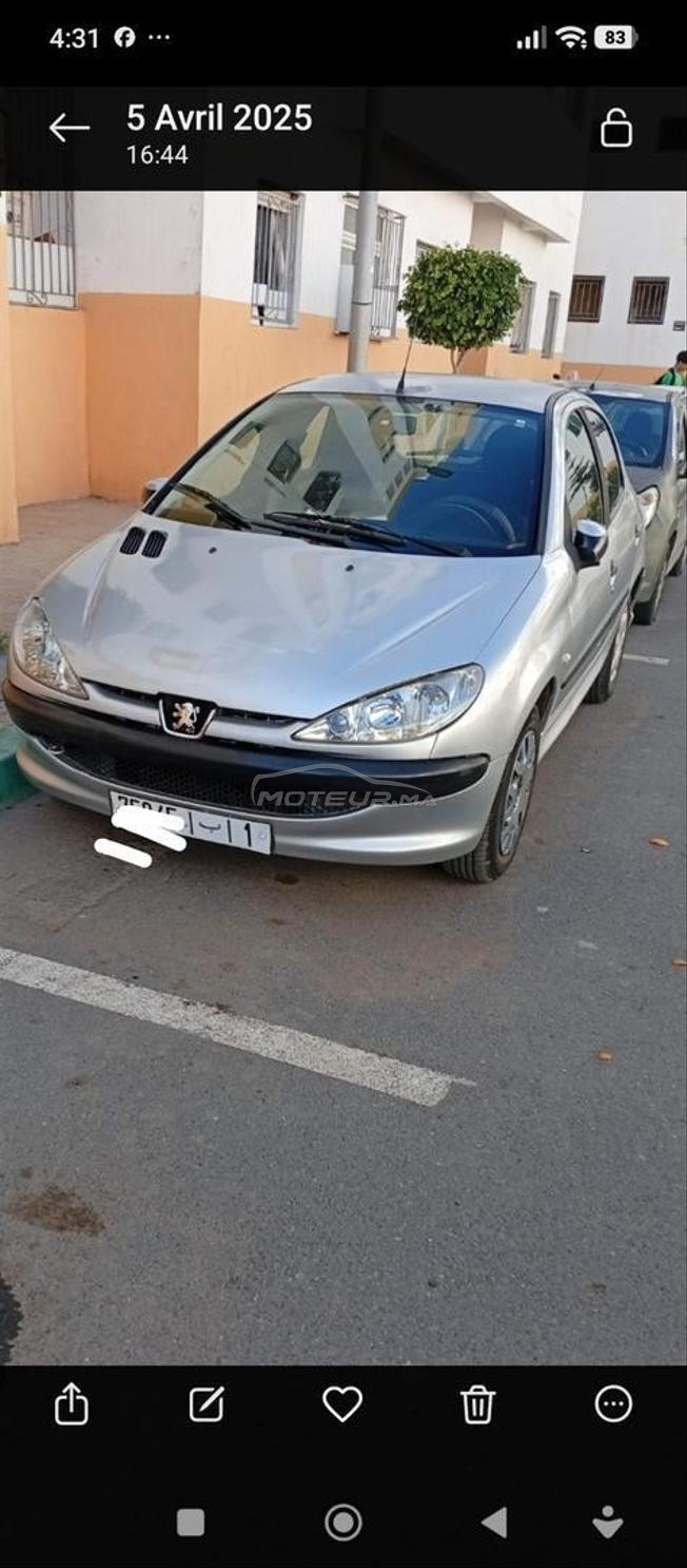 Peugeot 206 modèle 2008 essence a 55000 DH  