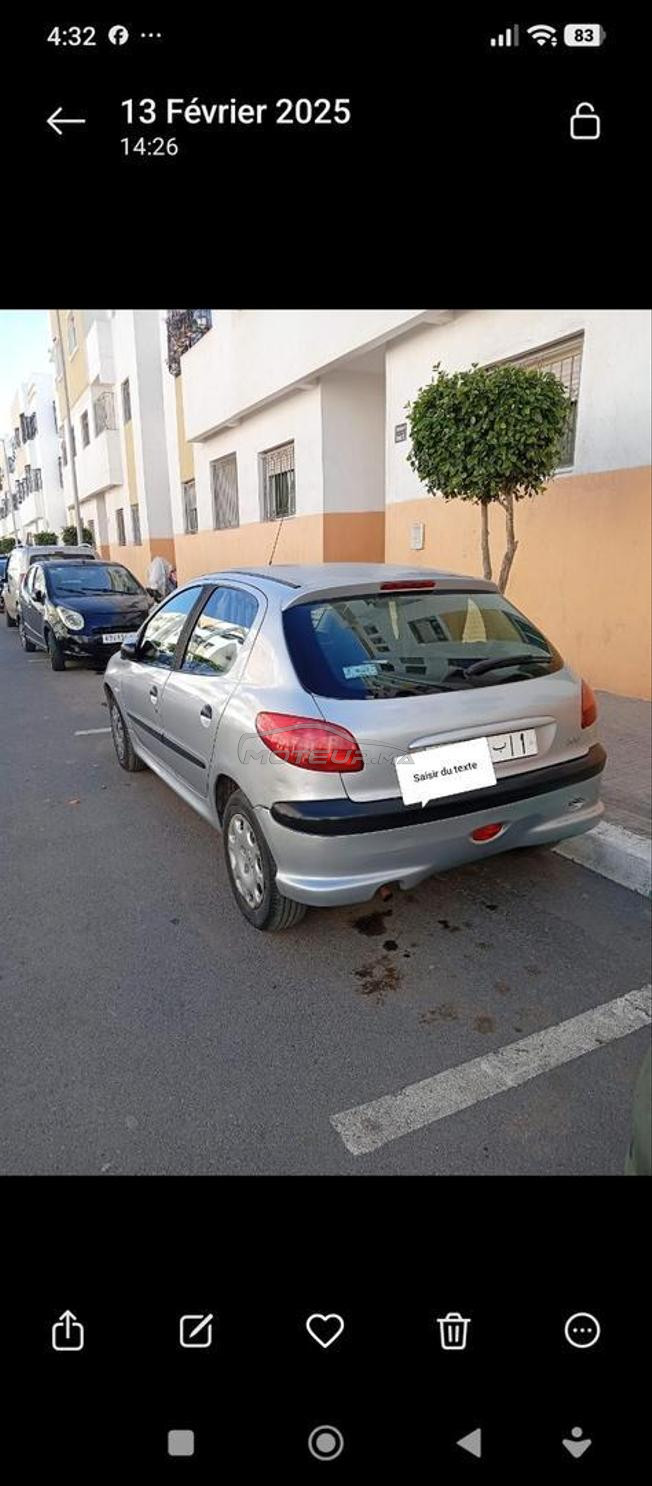 Peugeot 206 modèle 2008 essence a 55000 DH  