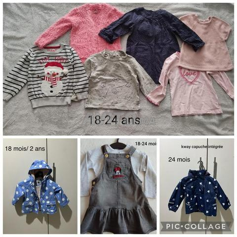 Lot vêtements d'Europe 18-24 mois
