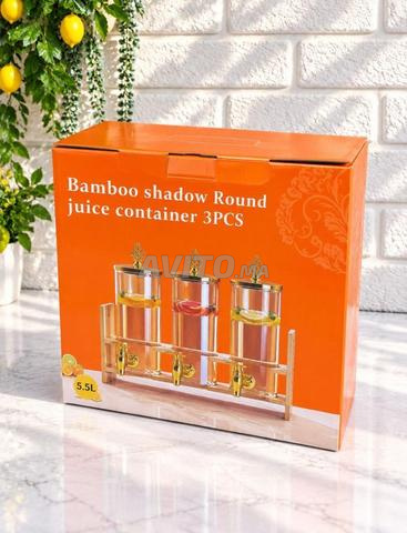 Distributeur de boissons en verre avec robinet - 2