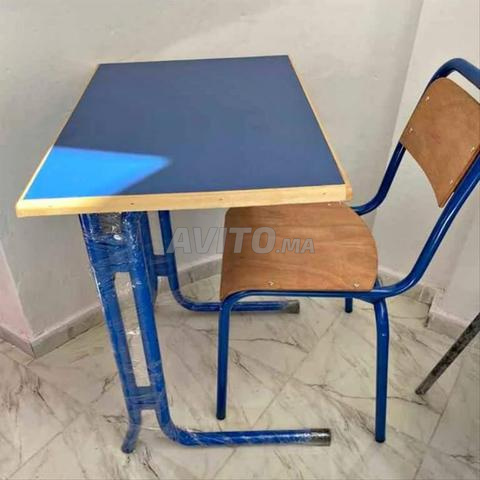 🪑 Chaises d’école et Table pour salles de classe