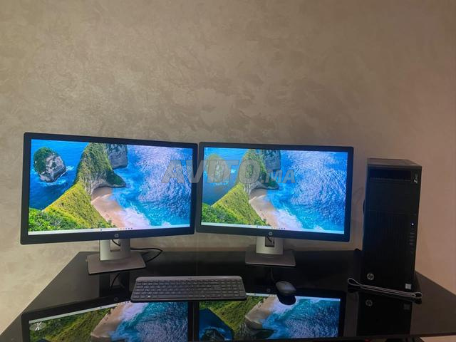 HP Z440 Xeon 64Go Quadro P1000 | 2 écrans HP 27"
