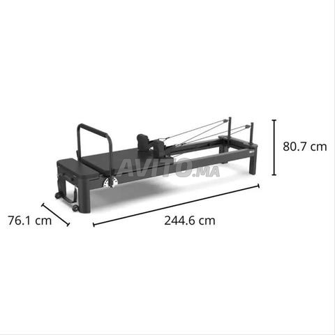 جهاز ريفورمر بيلايتس من الألومنيوم Toorx Liveness PTX7500 - 2