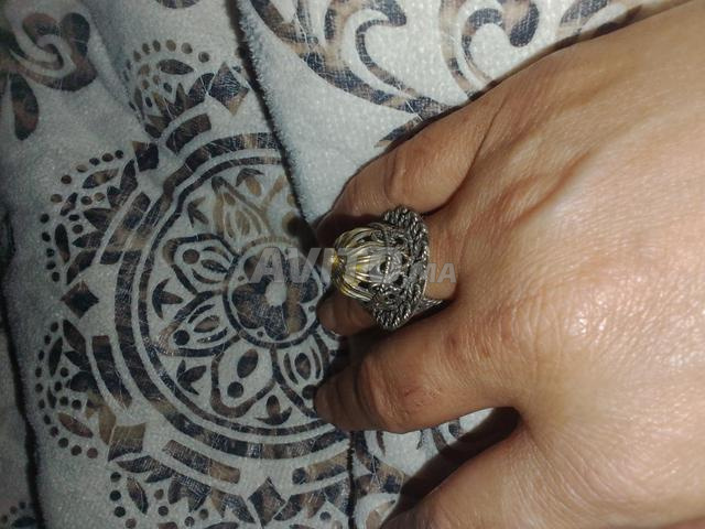 Bague ancienne en argent - 2