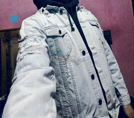 جاكيت جينز مقاس XL - 2