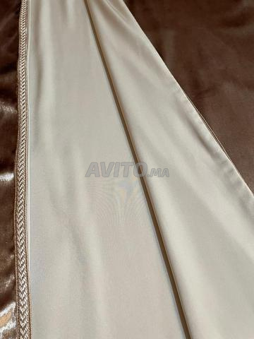 Kimono velours beige tarz rbati taille L XL - 2