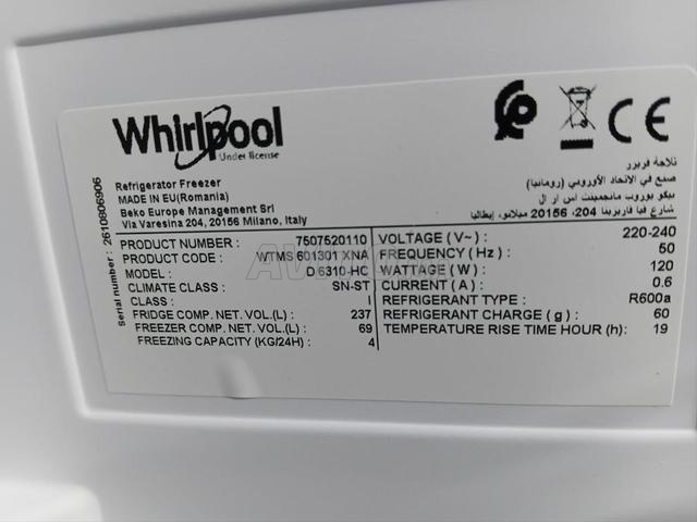 ثلاجة ويرلبول 310 لتر - 2