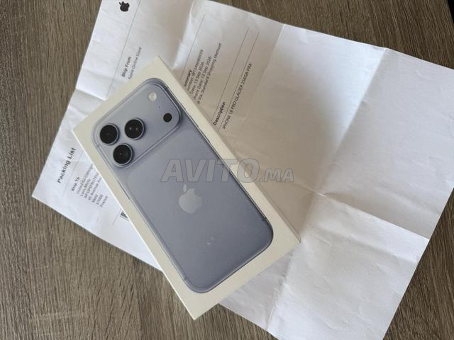 NOUVEL IPHONE 18 PRO 256G GLACIER / VENTE EN BOUTIQUE