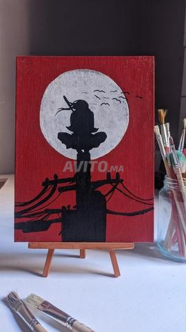 لوحات فنية مرسومة باليد على قماش كانفاس - 2
