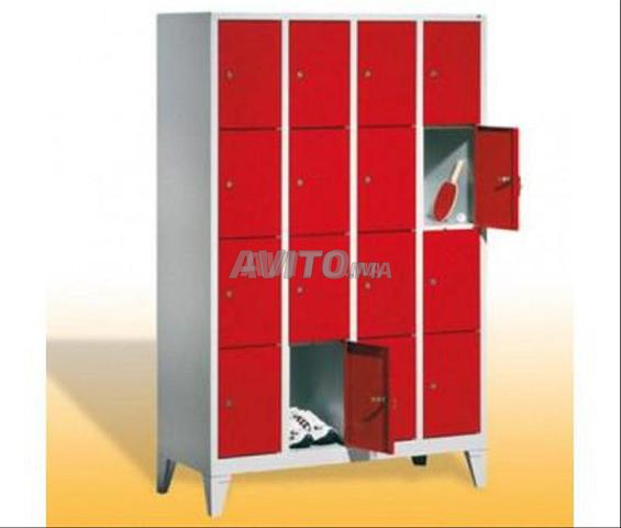 Vestiaire monobloc métallique 
