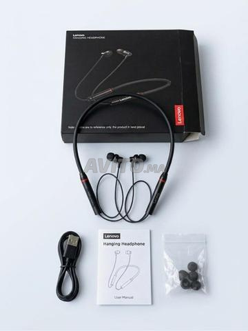 Écouteurs Bluetooth Lenovo (Tour de Cou)