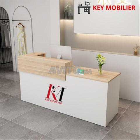🏢 Comptoir de réception moderne pour bureaux et entreprises - 2