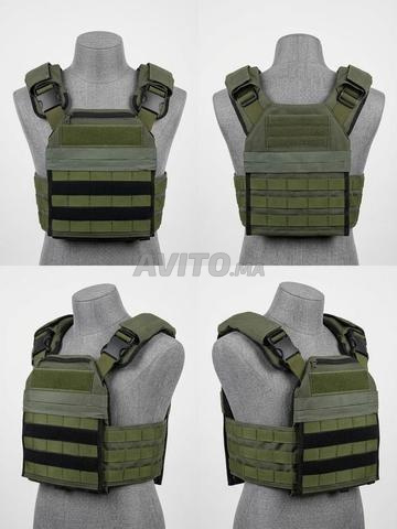 Gilet tactique tout-en-un pour Paintball et Airsoft, CrossFit et exercices avec charges - 2