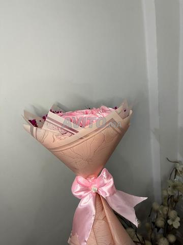 Bouquet de fleurs en satin - 2