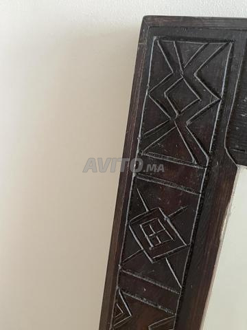 Grand miroir en bois - 2