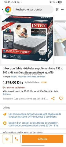 Matelas Intex 2 places avec moteur intégré - 2