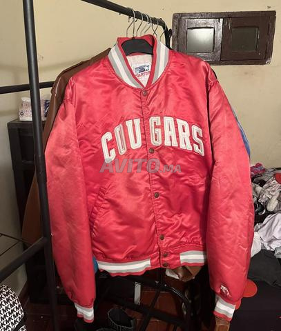 Veste satin 90s Cougars vintage