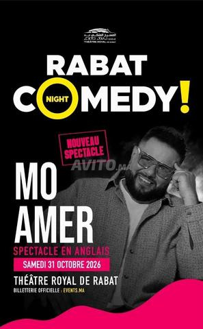تذكرتان VIP لعرض Mo Amer LIVE
