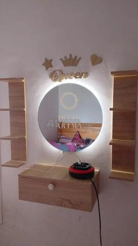 Coiffeuse avec miroir à prix abordable - 2