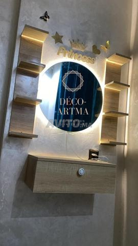 Coiffeuse avec miroir à prix abordable