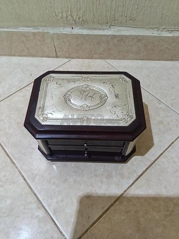 Coffret à bijoux en bois laqué et Argent Bilaminé - 2