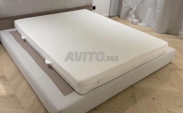 ENSEMBLE NEUF LIT DOUBLE 140cm & MATELAS - 2