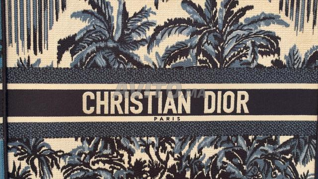 Sac Dior Cabas Book Tote en toile authentique - 2