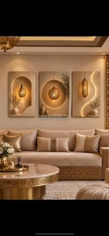Tableaux d'art, formes variées et tailles disponibles