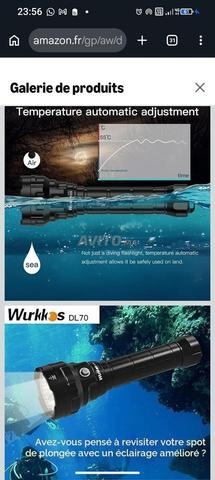 مصباح غوص Wurkkos DL70 – 13,000 لومن - 2