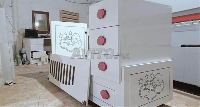 Lit bébé avec lit bas - 2