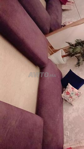 Matelas pour canapés, salon en U avec coussins - 2