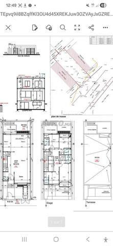 Vends terrain villa Hay Badr 227 m - 2