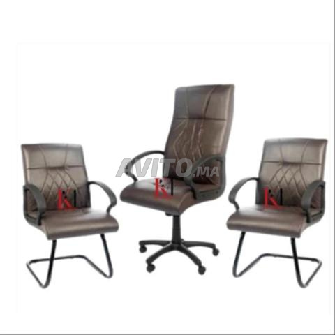 💺 Ensemble de chaises de bureau alliant élégance et qualité - 2